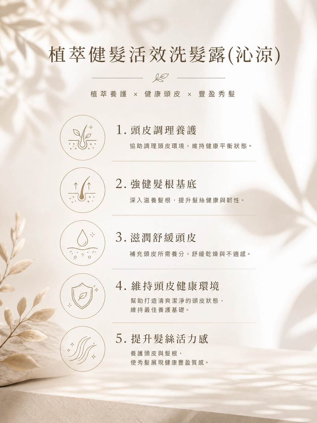植萃健髮活效洗髮露(沁涼)700ml
