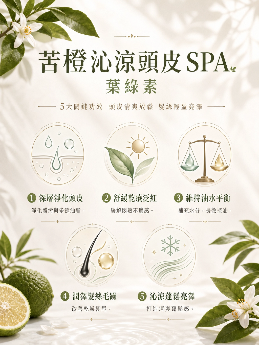 苦橙沁涼頭皮 SPA 葉綠素800ml
